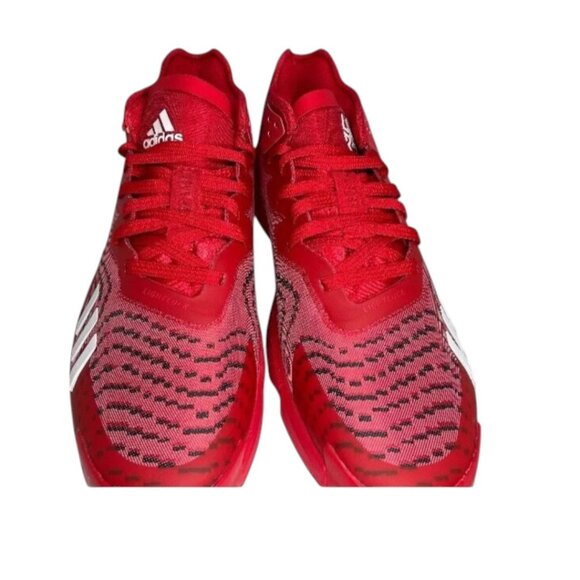 ADIDAS Men's SM D.O.N. Issue 4 Badged Leather Basketball Red White Size 14 NEW - Picture 3 of 5